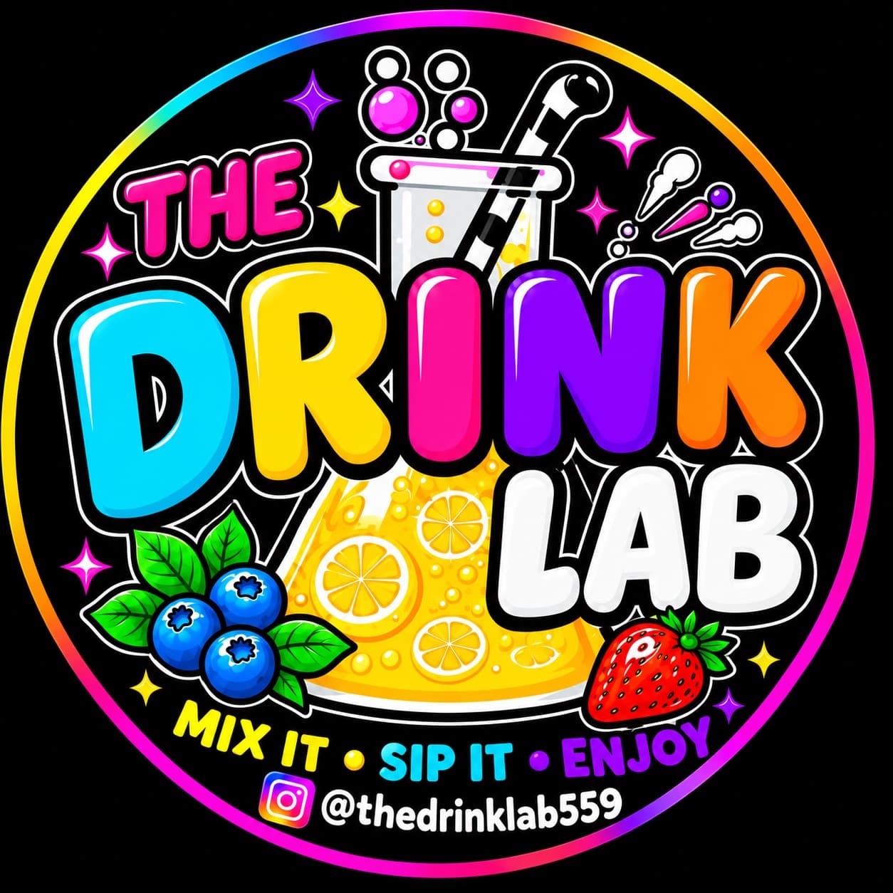 The drink lab logo